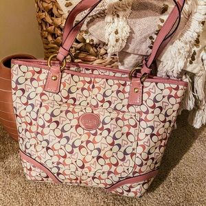Limited Edition Heart coach purse